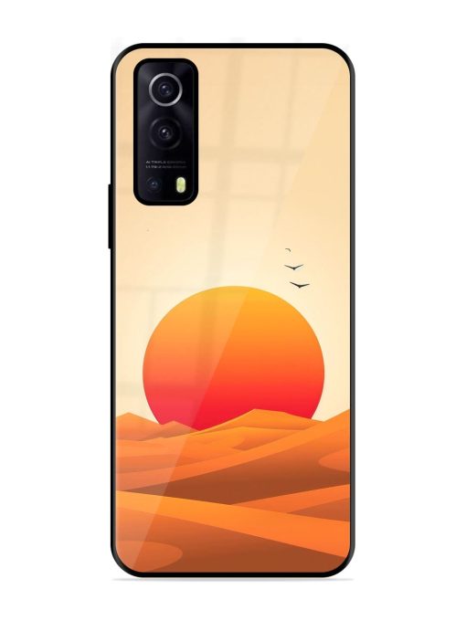 Desert Sunset Glossy Soft Edge Case for Iqoo Z3 (5G) Chachhi