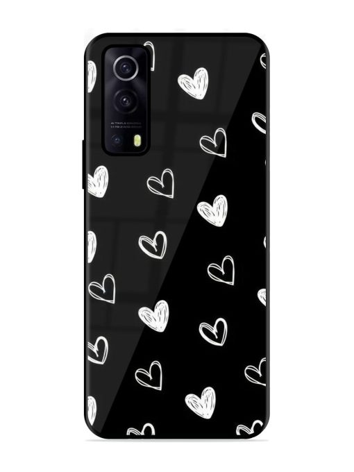 Scattered Hearts Glossy Soft Edge Case for Iqoo Z3 (5G) Chachhi