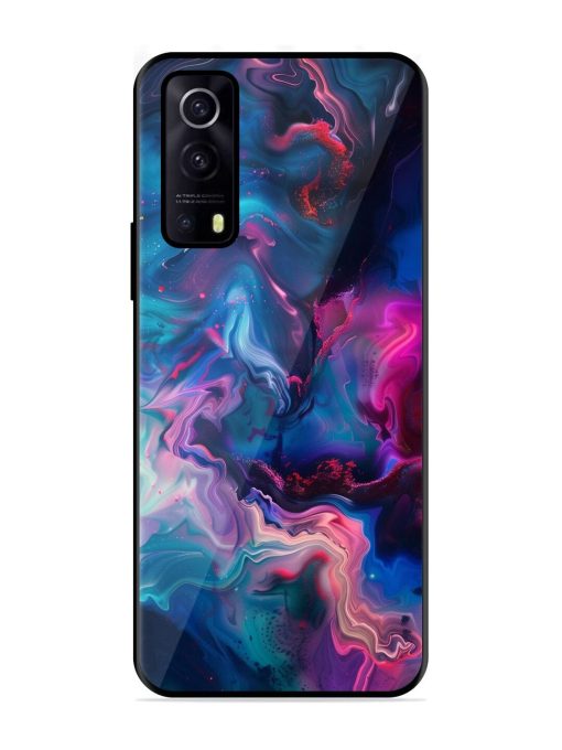 Cosmic Swirl Glossy Soft Edge Case for Iqoo Z3 (5G) Chachhi