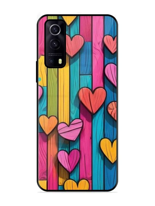 Rainbow Of Hearts Glossy Soft Edge Case for Iqoo Z3 (5G) Chachhi