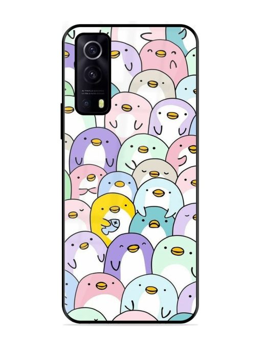 Penguin Party Glossy Soft Edge Case for Iqoo Z3 (5G) Chachhi