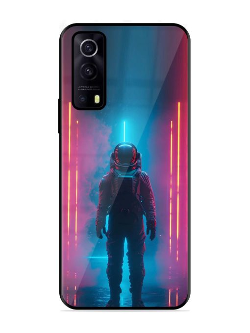 Neon Astronaut Glossy Soft Edge Case for Iqoo Z3 (5G) Chachhi