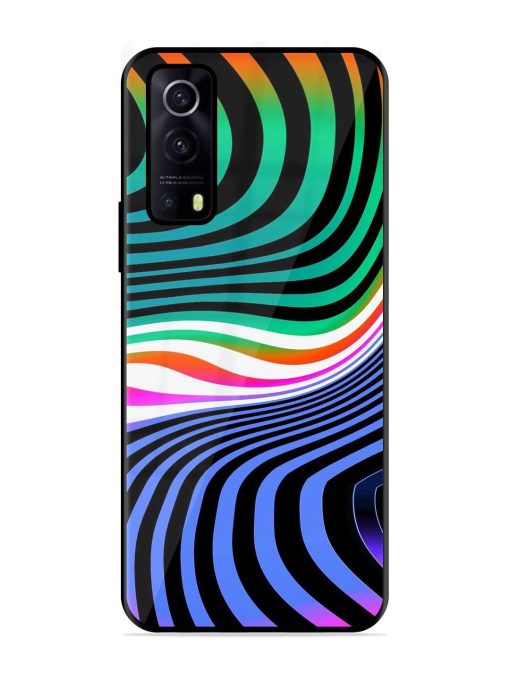 Psychedelic Waves Glossy Soft Edge Case for Iqoo Z3 (5G) Chachhi