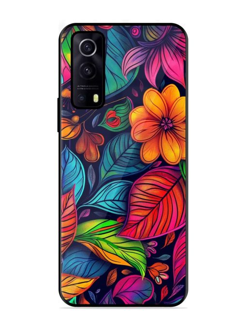 Rainbow Of Blooms Glossy Soft Edge Case for Iqoo Z3 (5G) Chachhi