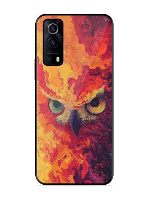 Fiery Owl Glossy Soft Edge Case for Iqoo Z3 (5G) Chachhi