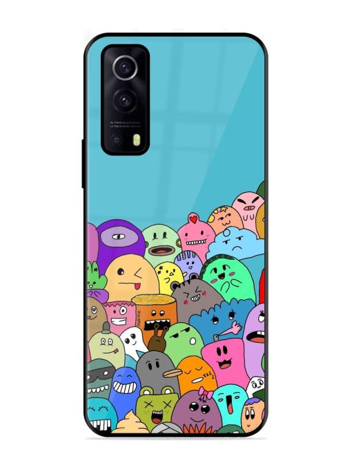 Monster Mash Glossy Soft Edge Case for Iqoo Z3 (5G) Chachhi