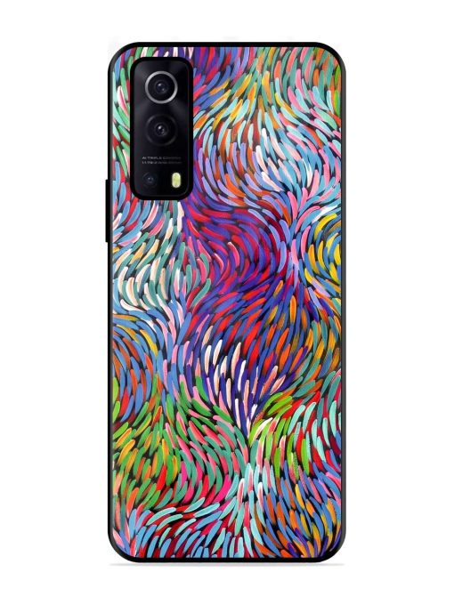 Vibrant Waves Glossy Soft Edge Case for Iqoo Z3 (5G) Chachhi