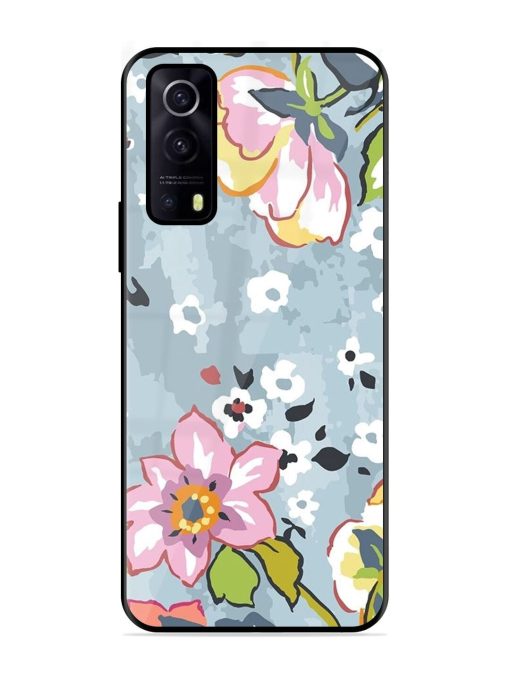 Floral Fantasy Glossy Soft Edge Case for Iqoo Z3 (5G) Chachhi