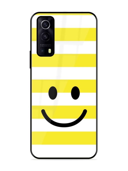 Smiling Stripes Glossy Soft Edge Case for Iqoo Z3 (5G) Chachhi