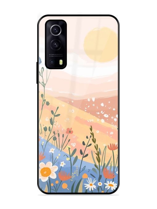 Golden Hour Blooms Glossy Soft Edge Case for Iqoo Z3 (5G) Chachhi