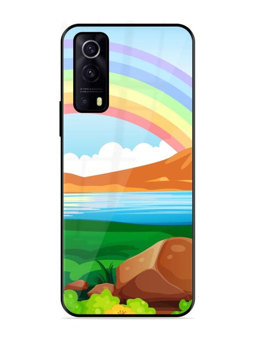 Rainbow Over The Lake Glossy Soft Edge Case for Iqoo Z3 (5G) Chachhi