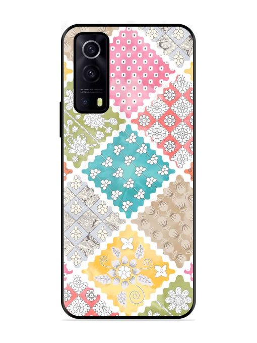 Patchwork Dreamscape Glossy Soft Edge Case for Iqoo Z3 (5G) Chachhi