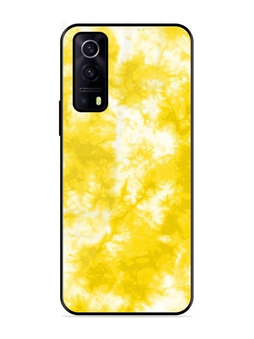 Golden Tie-Dye Twirl Glossy Soft Edge Case for Iqoo Z3 (5G) Chachhi