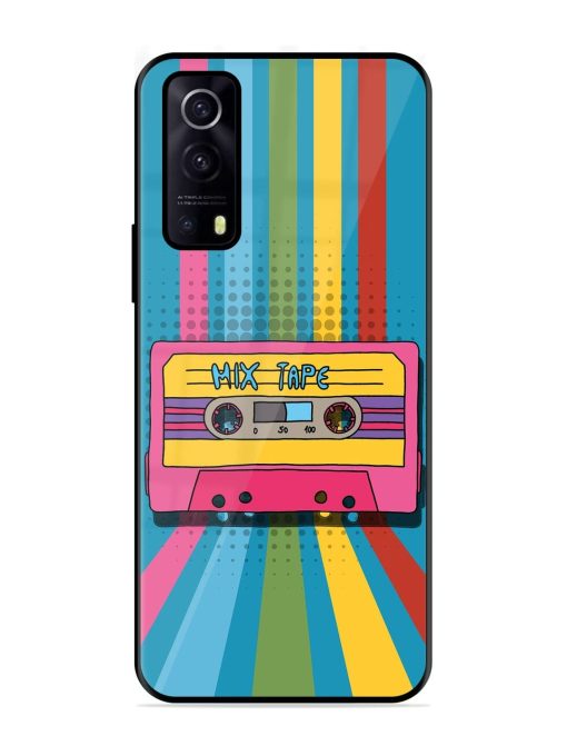 Retro Cassette Tapes Glossy Soft Edge Case for Iqoo Z3 (5G)