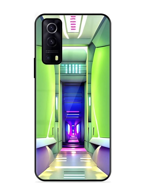 Neon Corridor Glossy Soft Edge Case for Iqoo Z3 (5G) Chachhi