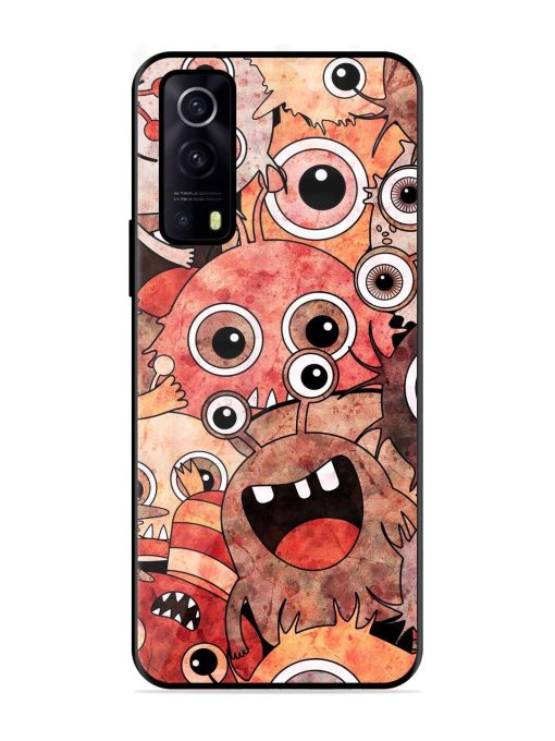 Monster Mash Glossy Soft Edge Case for Iqoo Z3 (5G) Chachhi