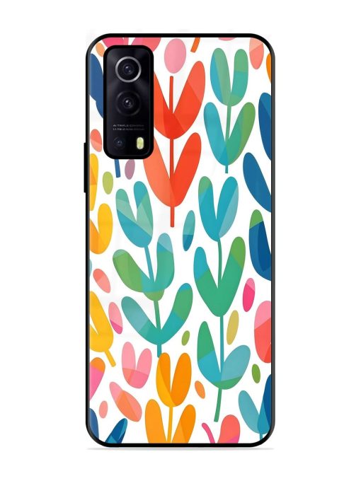 Rainbow Of Blooms Glossy Soft Edge Case for Iqoo Z3 (5G) Chachhi