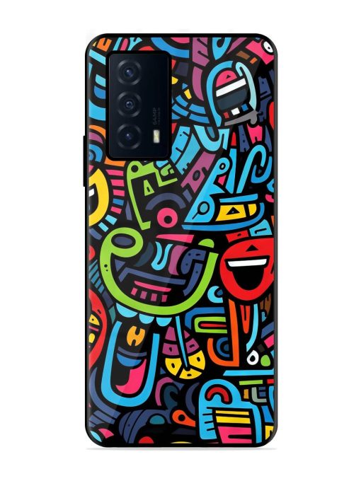 Doodlephoria Glossy Soft Edge Case for Iqoo Z5 (5G)