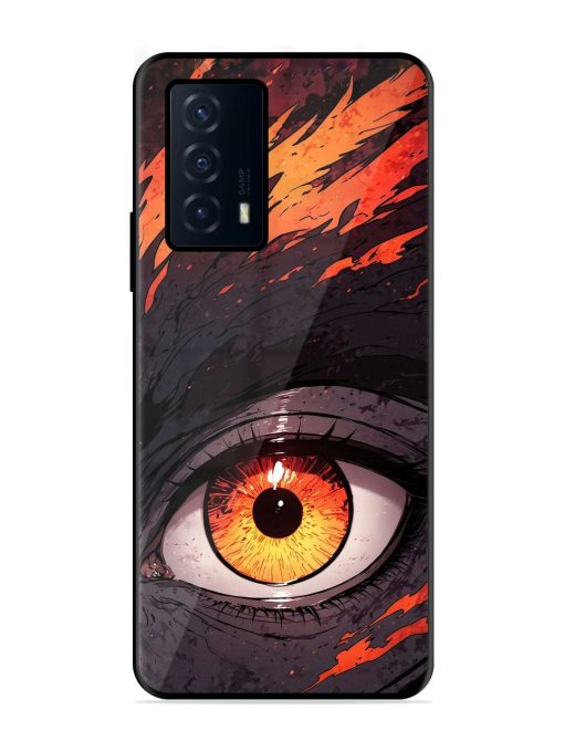 Inferno Gaze Glossy Soft Edge Case for Iqoo Z5 (5G)