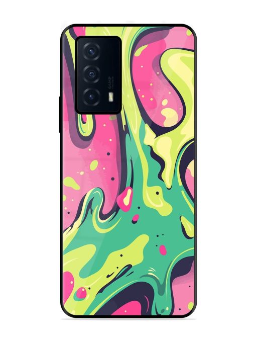 Gooey Grooves Glossy Soft Edge Case for Iqoo Z5 (5G)