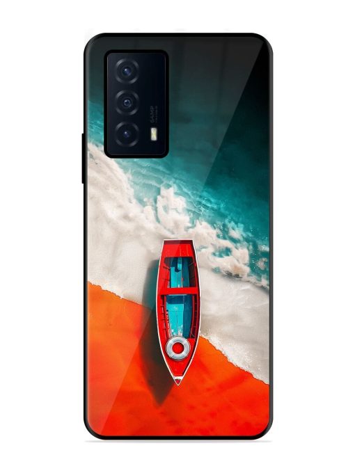 Crimson Tide Glossy Soft Edge Case for Iqoo Z5 (5G)