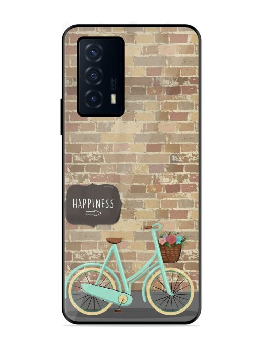 Pedaling Towards Happiness Glossy Soft Edge Case for Iqoo Z5 (5G)