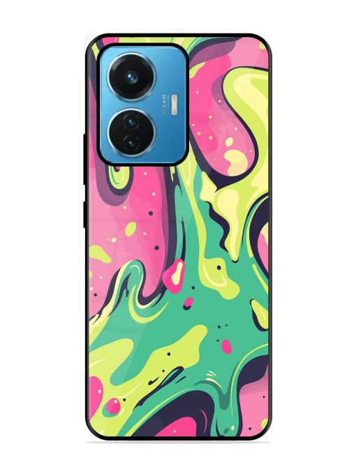 Gooey Grooves Glossy Soft Edge Case for Iqoo Z6 (44W) Chachhi