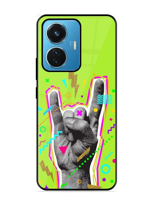 Neon Rock Glossy Soft Edge Case for Iqoo Z6 (44W) Chachhi