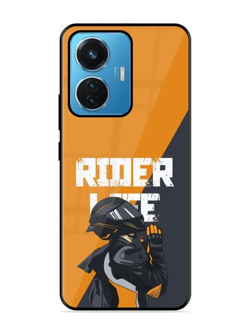 Ride Never Ends Glossy Soft Edge Case for Iqoo Z6 (44W) Chachhi