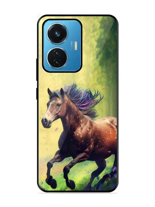 Enchanted Gallop Glossy Soft Edge Case for Iqoo Z6 (44W) Chachhi