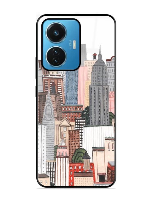 Cityscape Dreams Glossy Soft Edge Case for Iqoo Z6 (44W) Chachhi