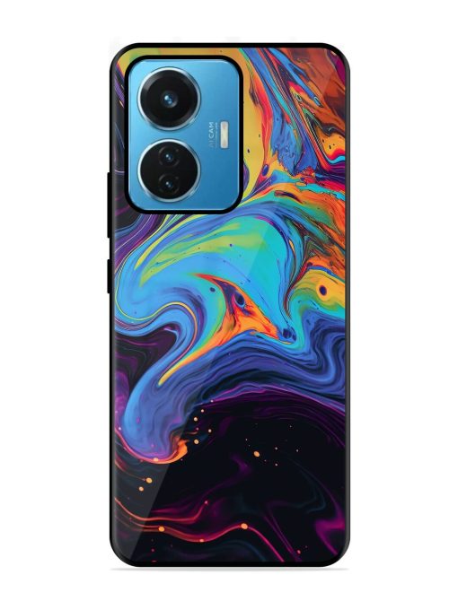 Liquid Dreamscape Glossy Soft Edge Case for Iqoo Z6 (44W) Chachhi