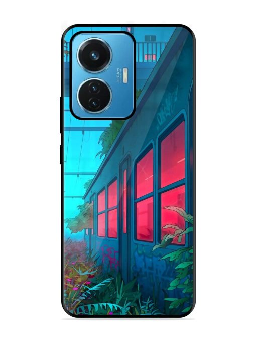 Urban Jungle Glossy Soft Edge Case for Iqoo Z6 (44W) Chachhi