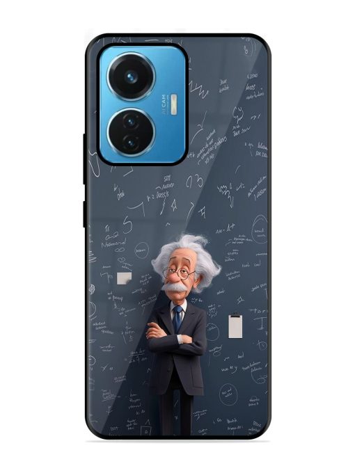 Albert Einstein Glossy Soft Edge Case for Iqoo Z6 (44W) Chachhi