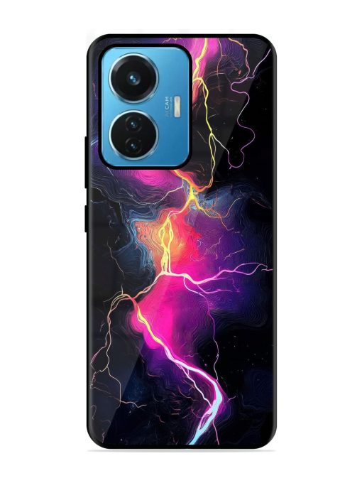 Electric Dreams Glossy Soft Edge Case for Iqoo Z6 (44W) Chachhi