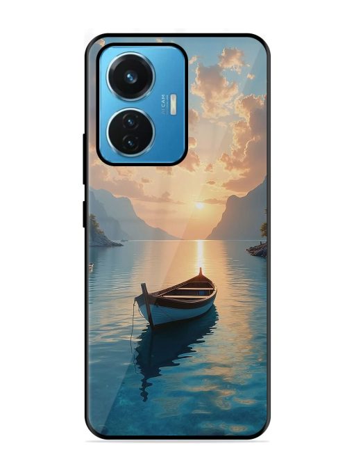 Serene Sunset Glossy Soft Edge Case for Iqoo Z6 (44W) Chachhi