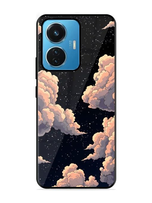 Starry Night Dreams Glossy Soft Edge Case for Iqoo Z6 (44W) Chachhi