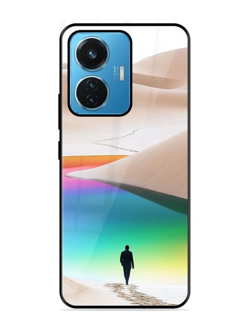 Desert Dreams Glossy Soft Edge Case for Iqoo Z6 (44W) Chachhi