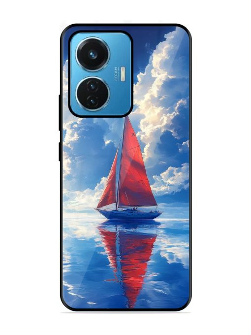 Crimson Sails Glossy Soft Edge Case for Iqoo Z6 (44W) Chachhi