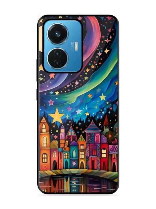 Starlit Village Glossy Soft Edge Case for Iqoo Z6 (44W) Chachhi