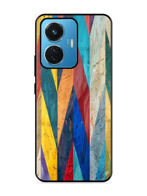 Abstract Tapestry Glossy Soft Edge Case for Iqoo Z6 (44W) Chachhi