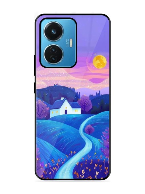 Moonlit Meadow Glossy Soft Edge Case for Iqoo Z6 (44W) Chachhi