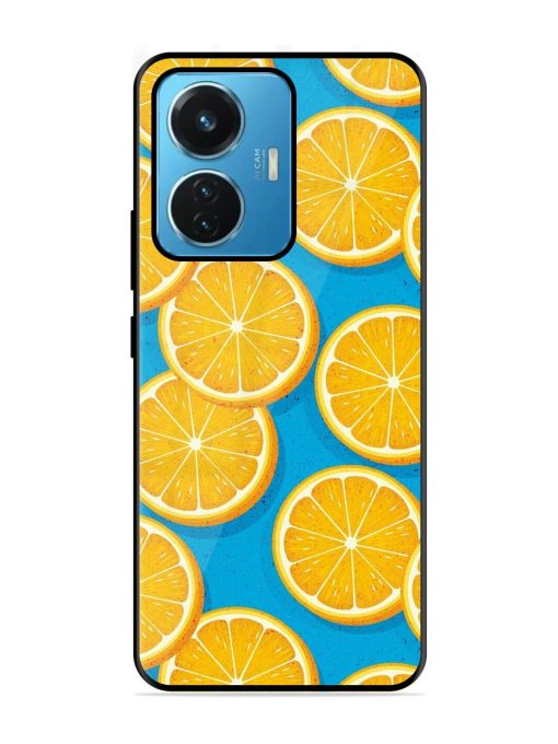 Citrus Symphony Glossy Soft Edge Case for Iqoo Z6 (44W) Chachhi