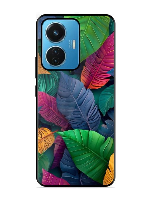 Tropical Tapestry Glossy Soft Edge Case for Iqoo Z6 (44W) Chachhi