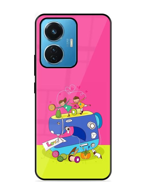Sew Cute Glossy Soft Edge Case for Iqoo Z6 (44W)