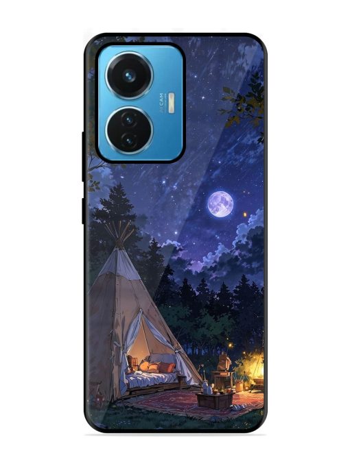 Moonlight Camping Glossy Soft Edge Case for Iqoo Z6 (44W)