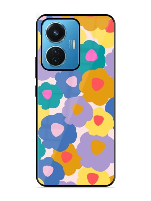 Flower Power Glossy Soft Edge Case for Iqoo Z6 (44W) Chachhi