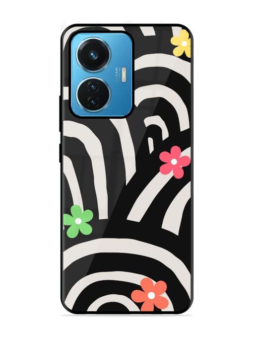 Rainbow Arcs Glossy Soft Edge Case for Iqoo Z6 (44W) Chachhi