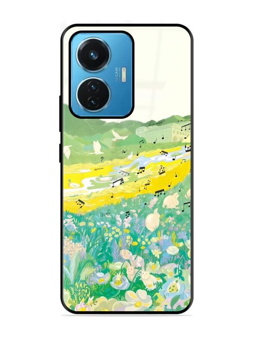 Melody In Bloom Glossy Soft Edge Case for Iqoo Z6 (44W) Chachhi