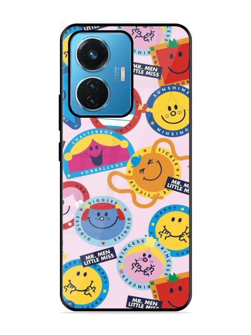 Whimsical Mr. Men & Little Miss Glossy Soft Edge Case for Iqoo Z6 (44W) Chachhi